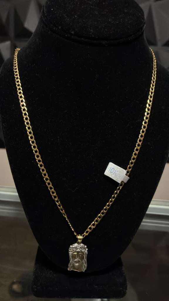 Chain 10k Imagen Cristo frente