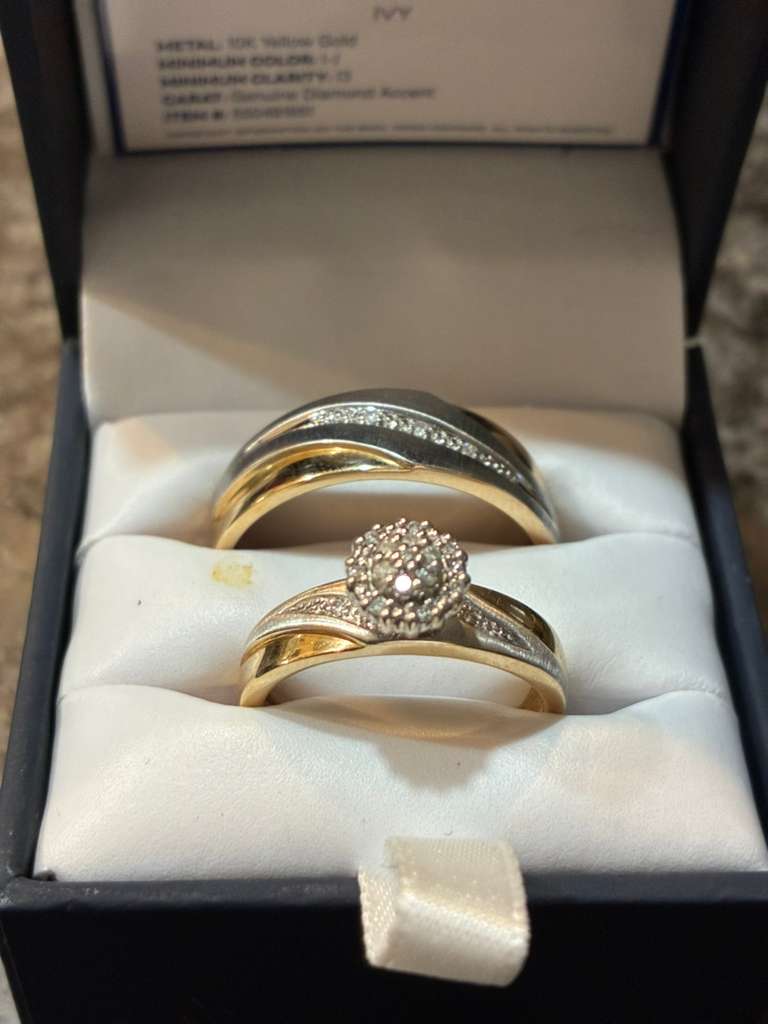 ANILLO COMPROMISO 10K GOLDEN