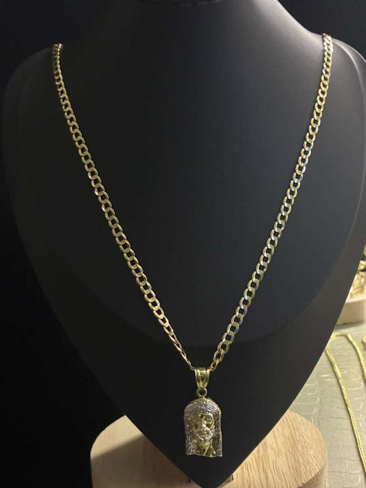 CHAIN CARA CRISTO 10K